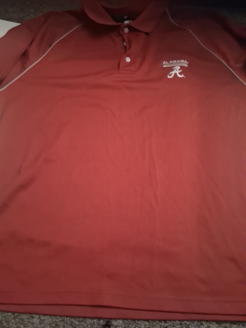 STARTER Alabama Polo in Red with White Logo